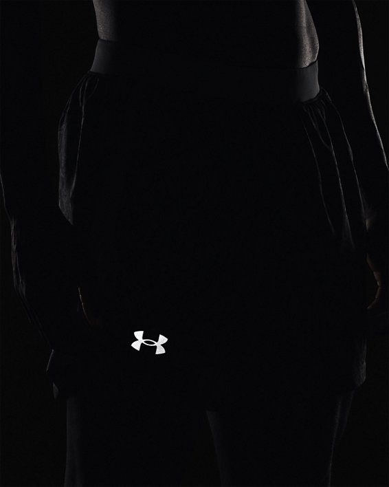 Men's UA Launch SW 5'' Printed Shorts, Gray, pdpMainDesktop image number 3